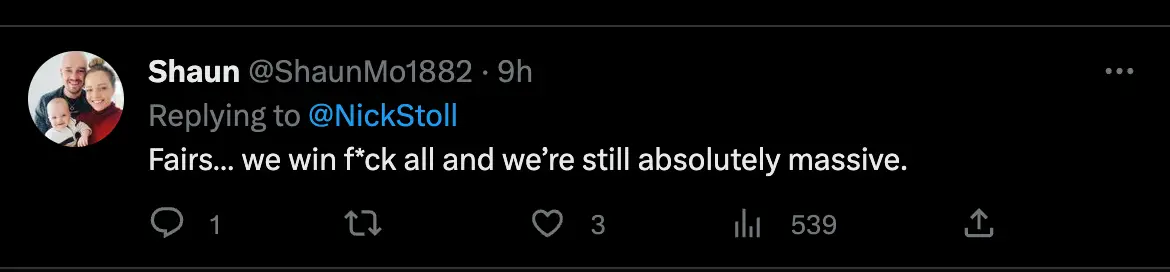 However, some Tottenham fans came to the club's defence.