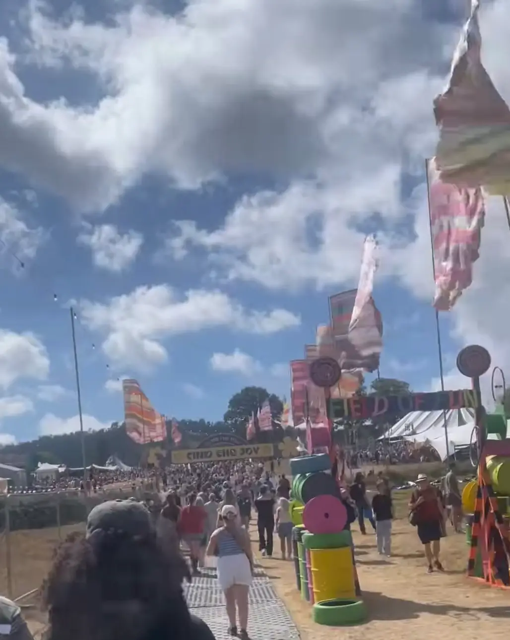 The religious celebration attended by thousands was marred by tragedy on Friday (Instagram/@gardenraf)