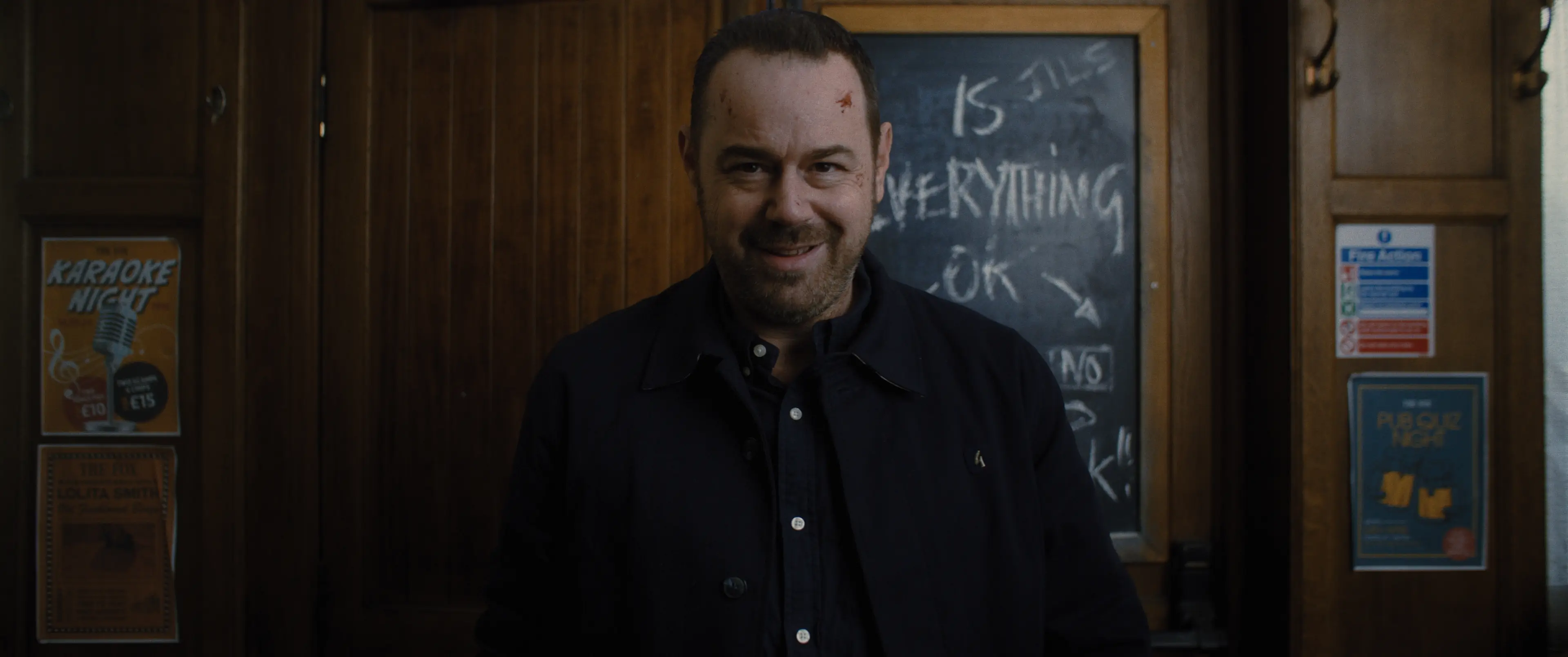 Dyer was 'full of vitamins' on set. (True Brit Entertainment)