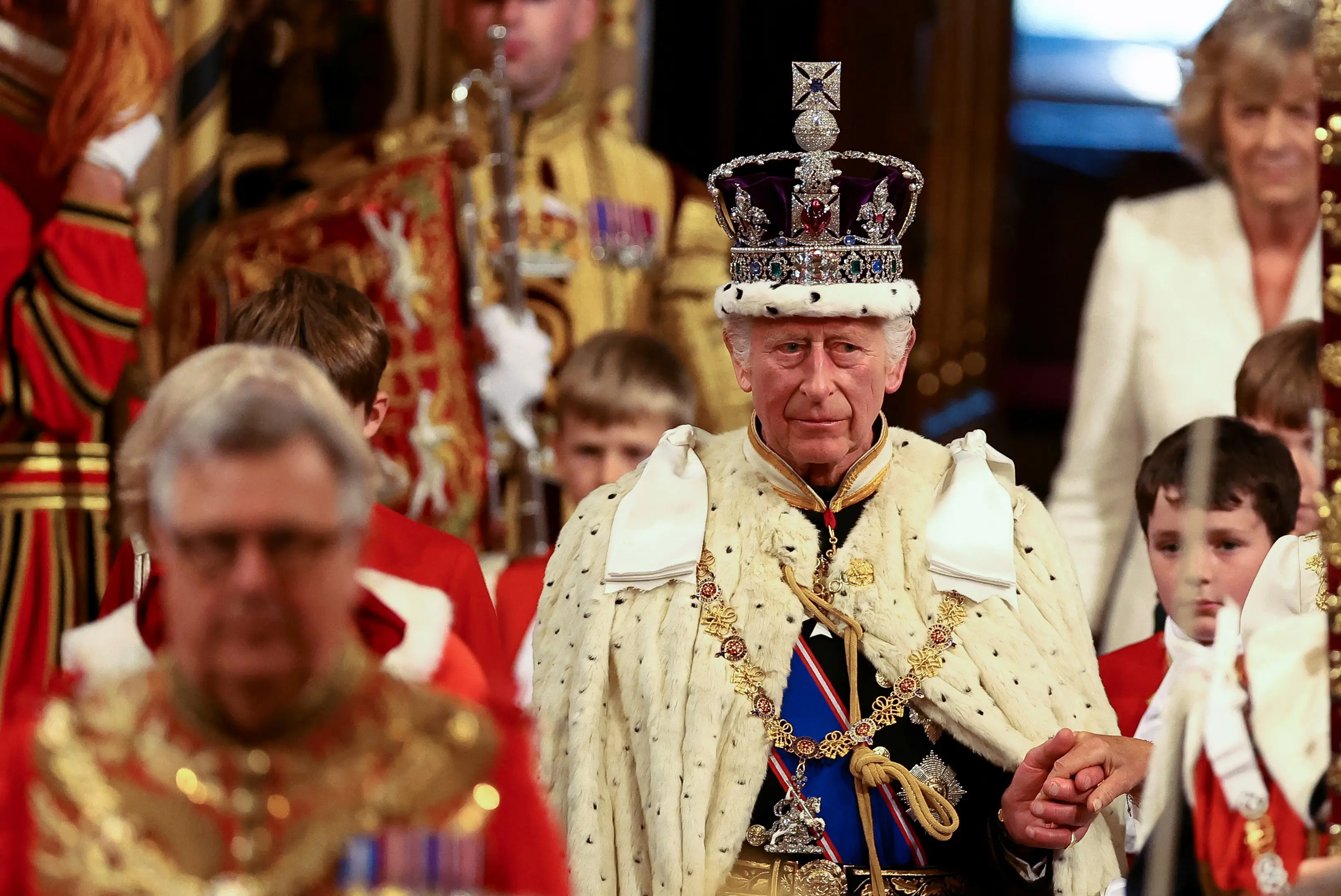 The Crown Estate is not King Charles' private property, so he only owns it during his reign. (Hannah McKay - WPA Pool/Getty Images)