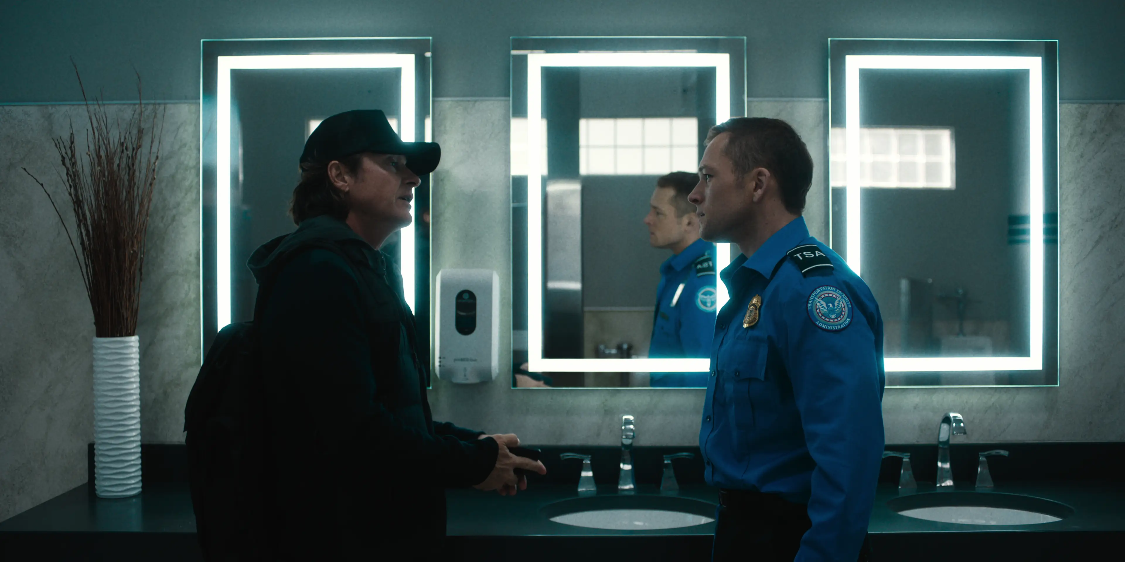 Jason Bateman plays the psycho criminal forcing Ethan to let things slide (Netflix)