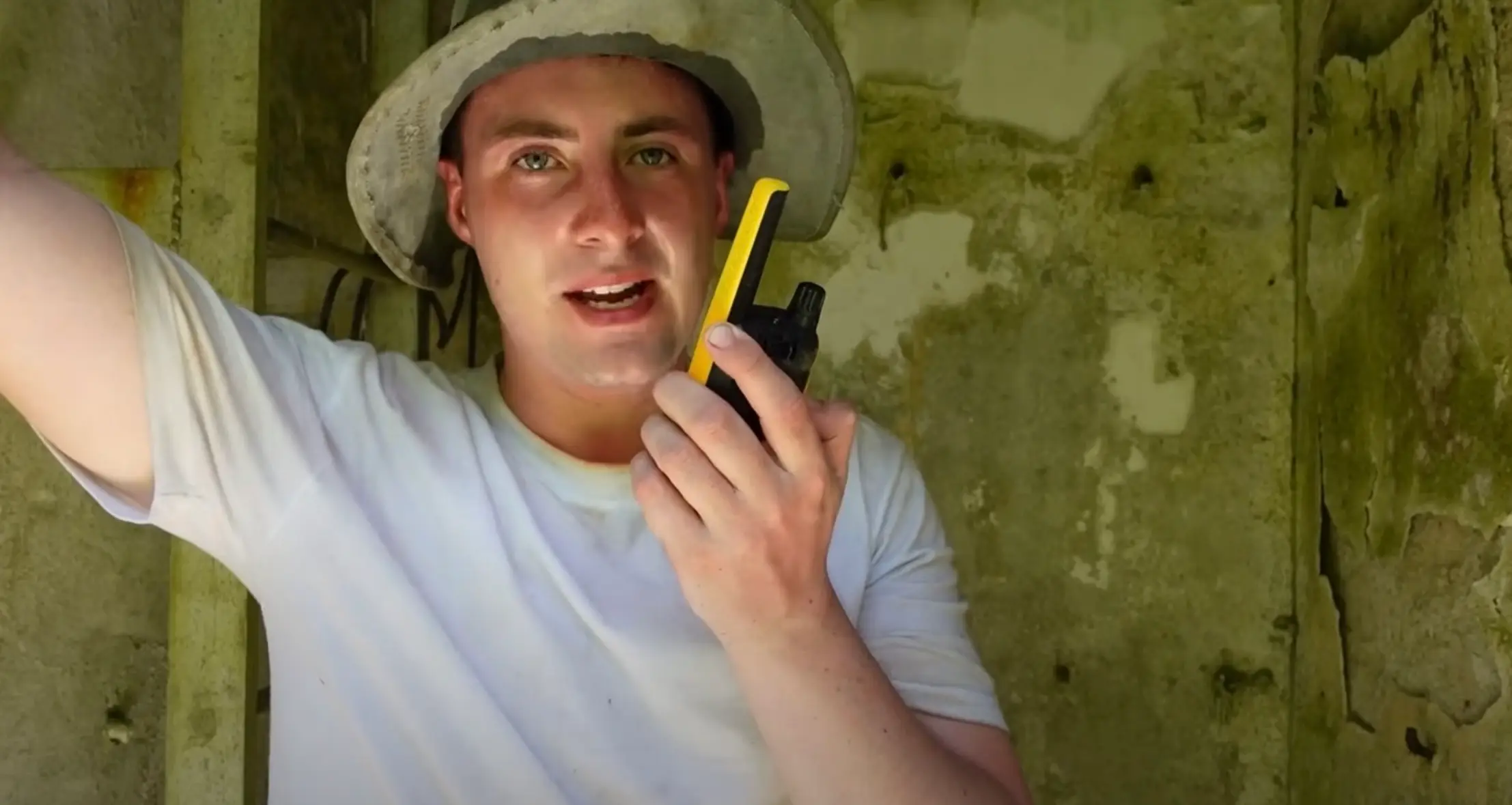 The adventurer though he was 'screwed' and feared the Brazilian Coast Guard had caught up with his crew (YouTube/Lord Miles)