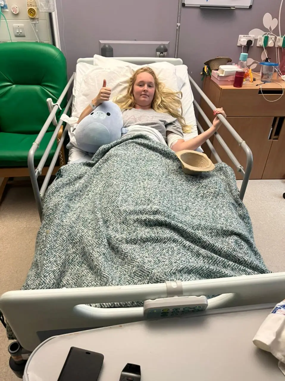 Her collapses were caused by heart attacks.