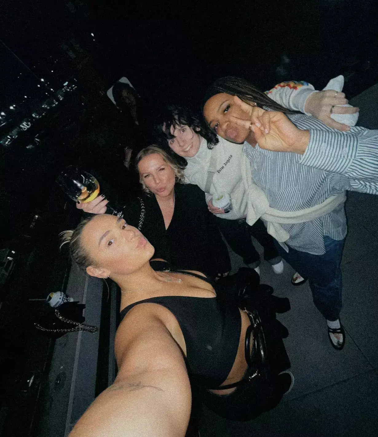 The group returned to the UK the next day.