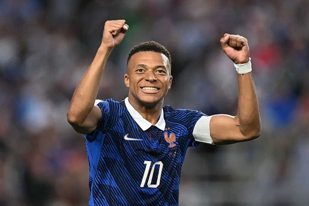 Mbappe grabbed another brace in the 3-0 win (Hannah Peters - FIFA/FIFA via Getty Images)