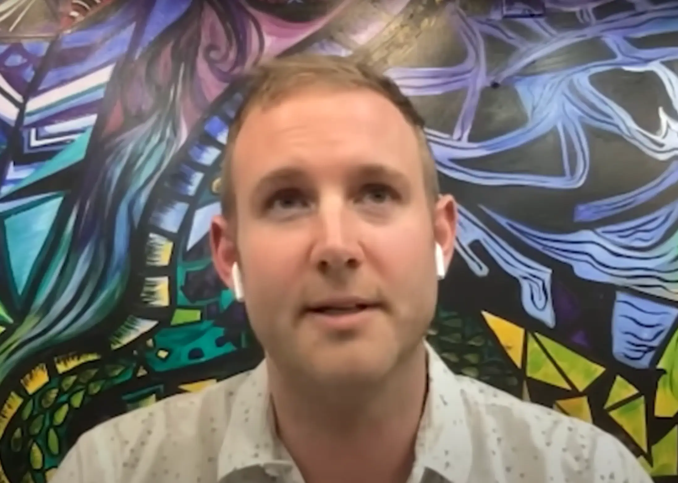 Paramedic Adam Tapp has gained a spiritual outlook after his near-death experience (YouTube/Beyond the Veil)