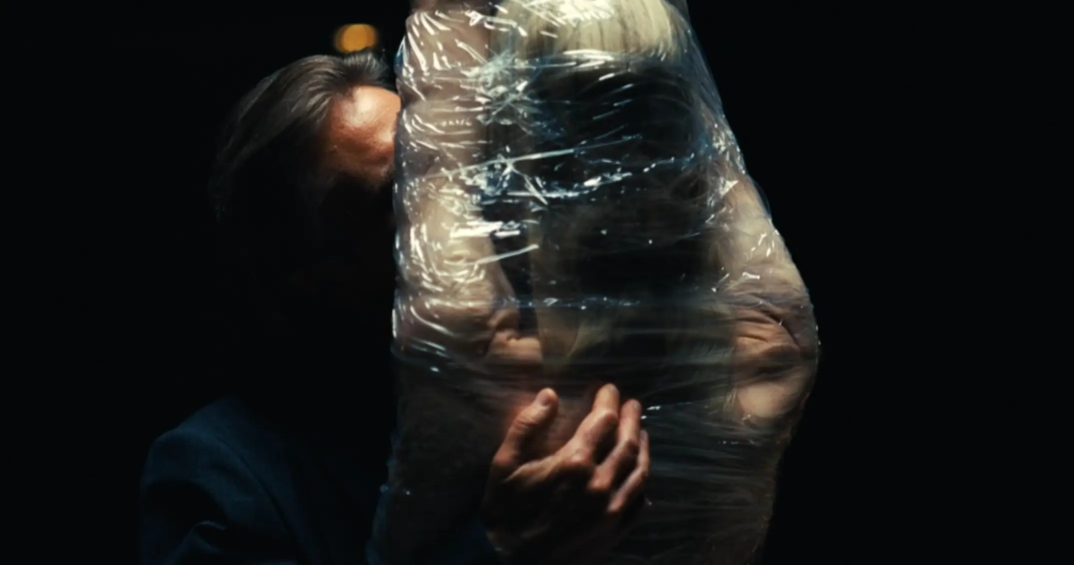 She is placed in a cling film wrap by her sugar daddy (HBO)