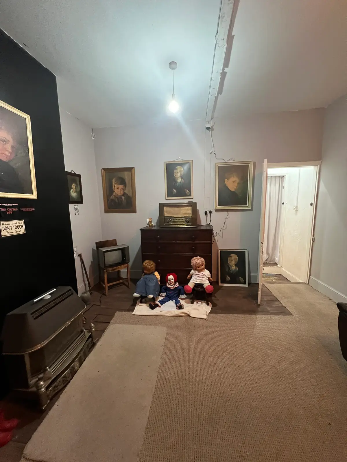 Together they run a museum of haunted objects, and Lee reckons that paranormal activity has increased because of all the spooky stuff they've put together (PA Real Life)