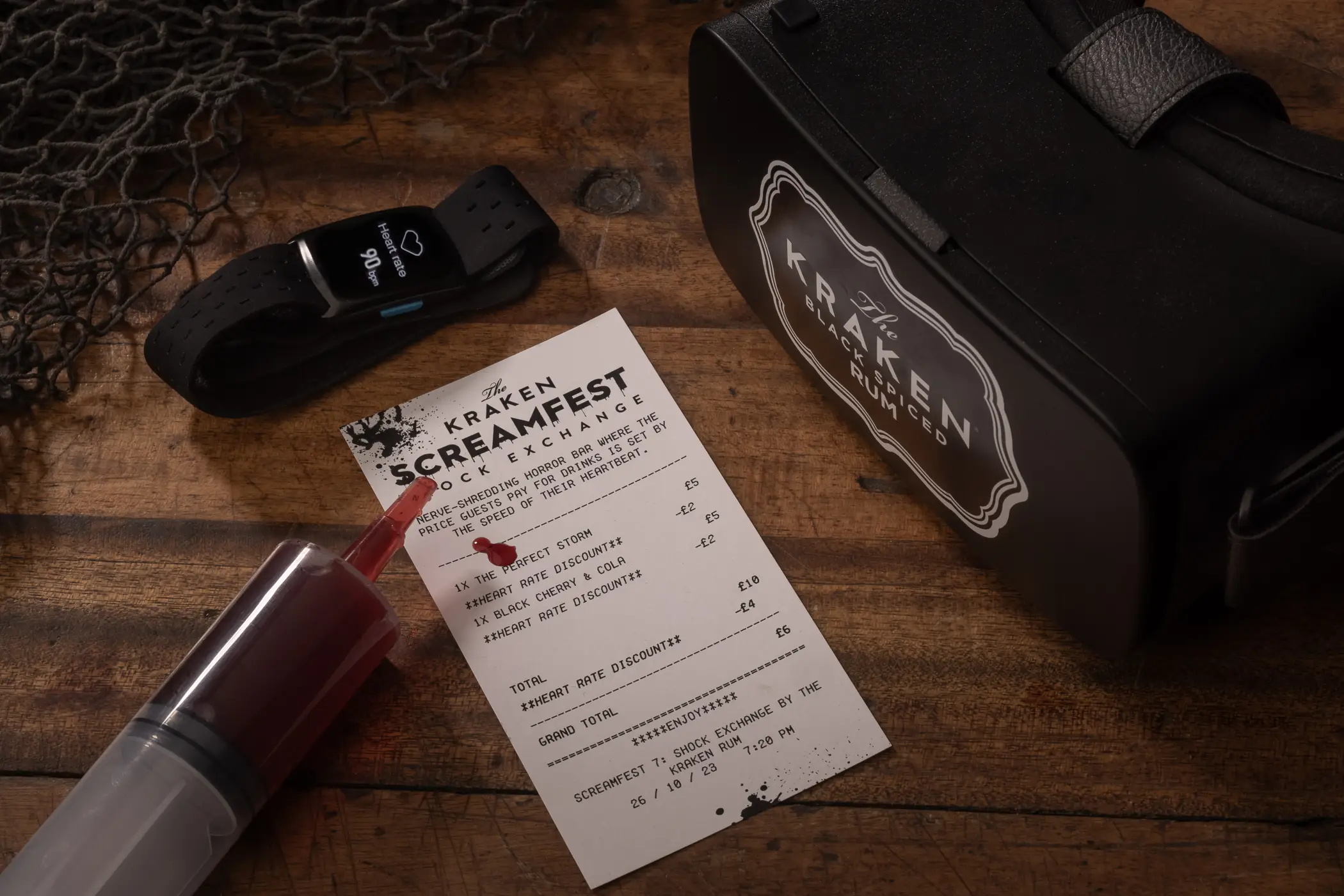 Those who managed to keep their heart rate under control will 'have their bravery compensated'.