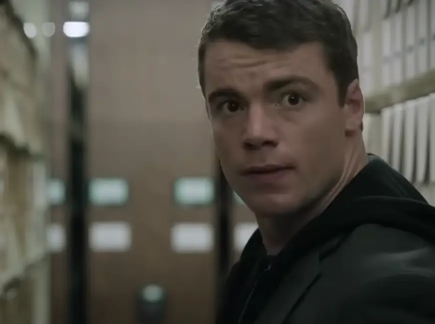 Gabriel Basso is back as Peter Sutherland in The Night Agent season two (Netflix)
