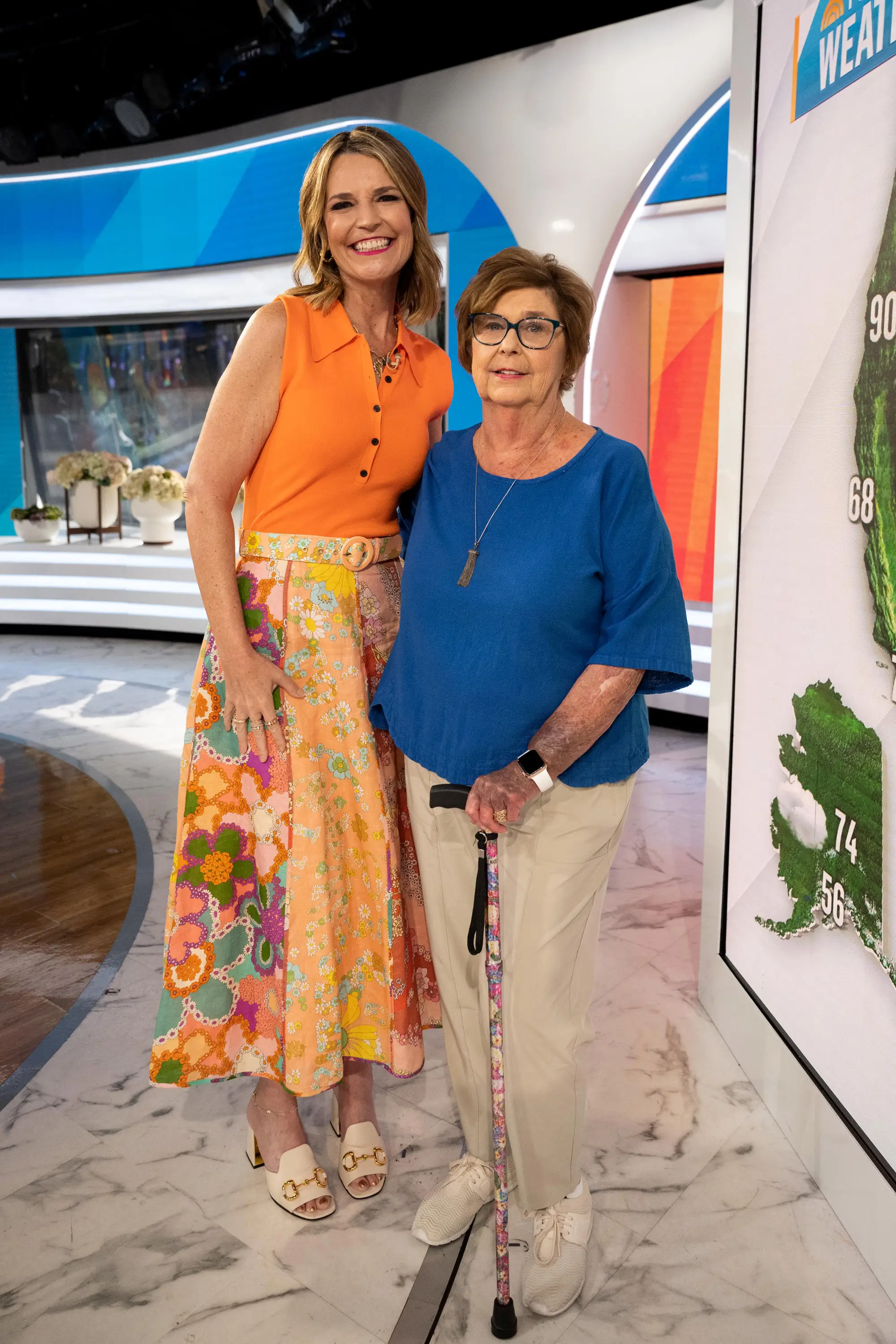 Savannah and Nancy Guthrie. (Nathan Congleton/NBC via Getty Images)