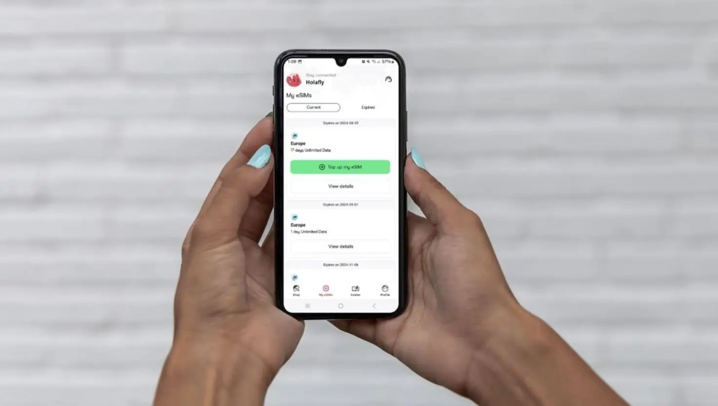 The digital product is simple to use and activate, according to the brand (Holafly)