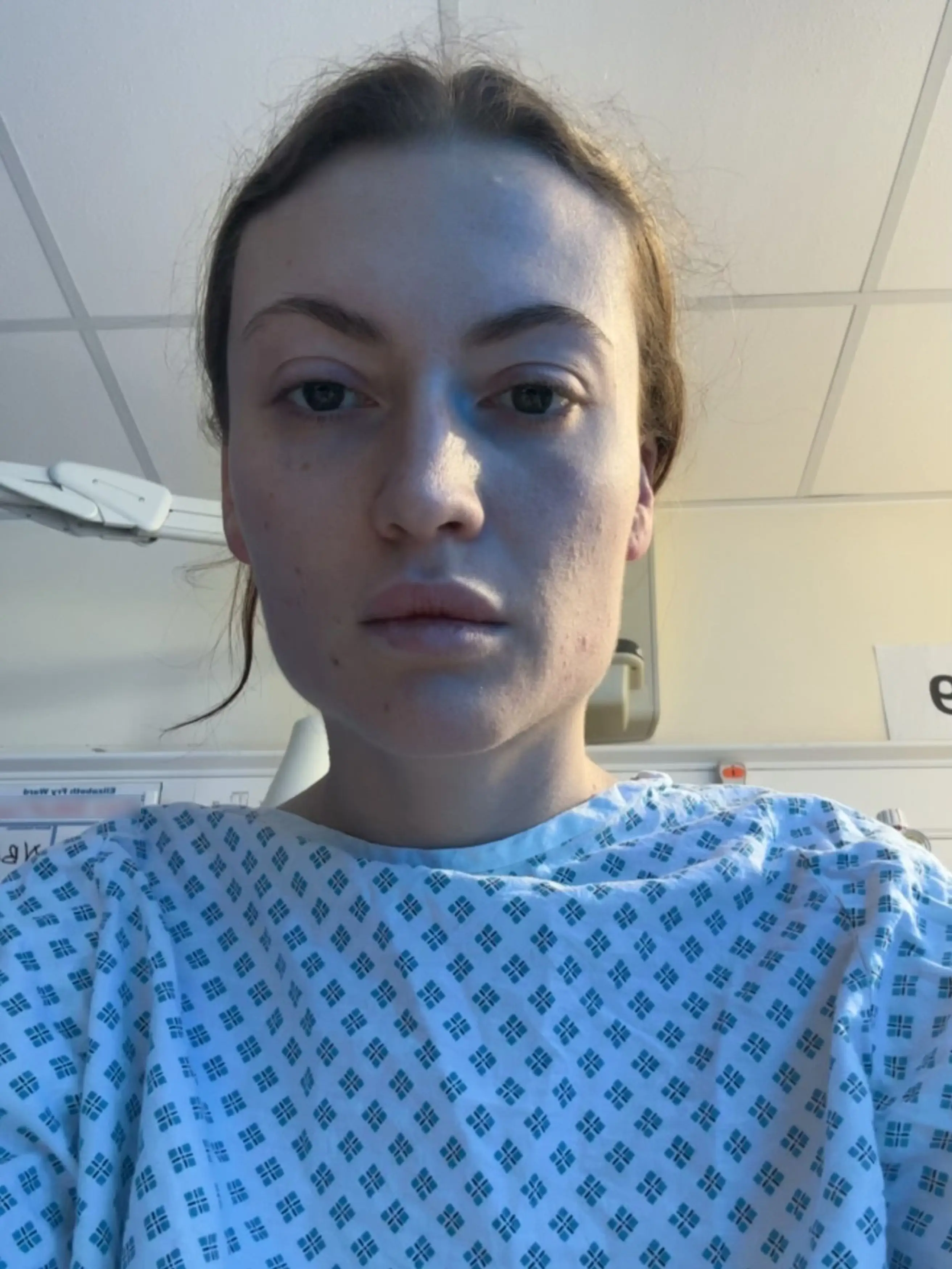 Liv McCaul while in rehab in May 2025 (Kennedy News and Media)