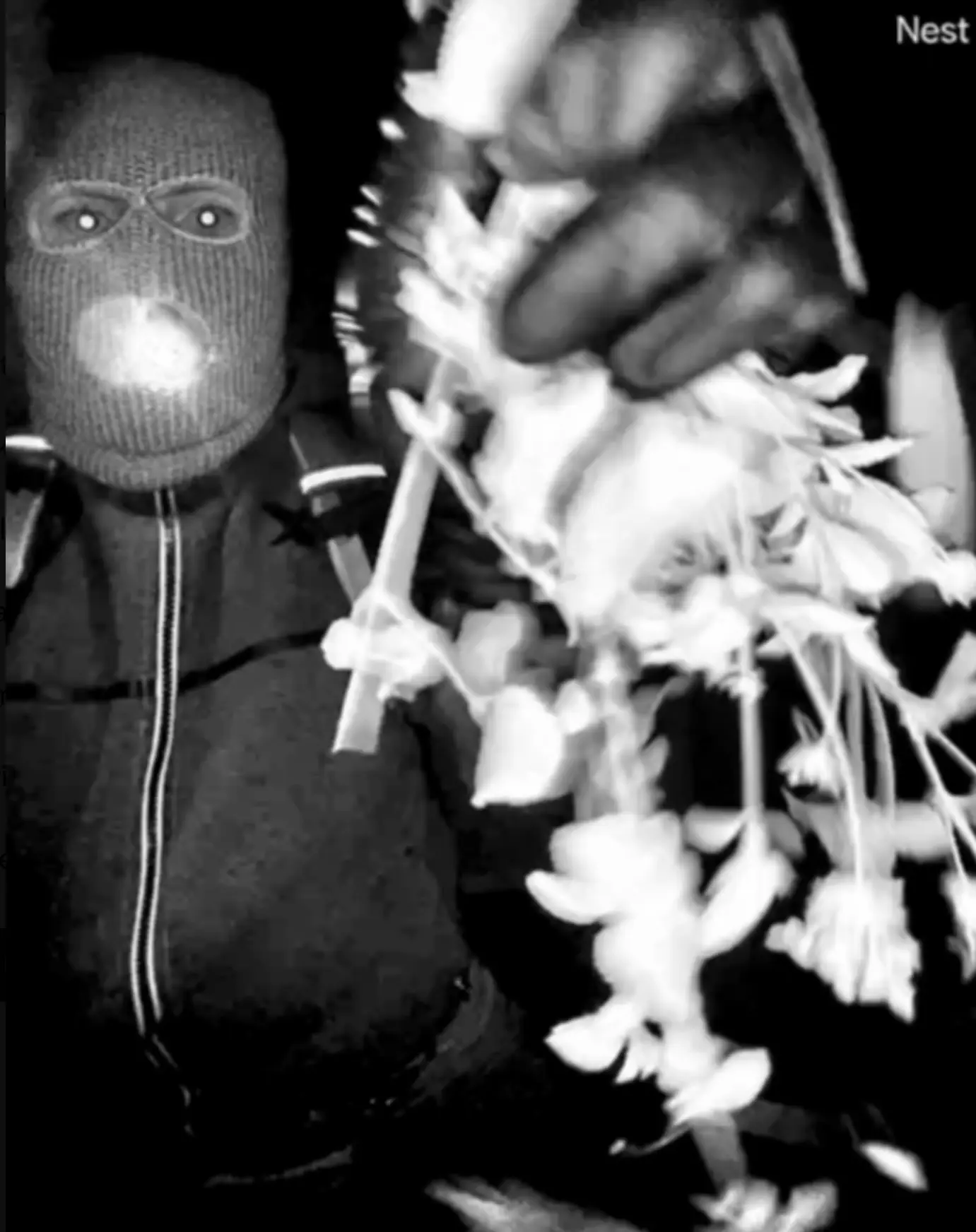 The masked individual has not yet been identified (FBI)