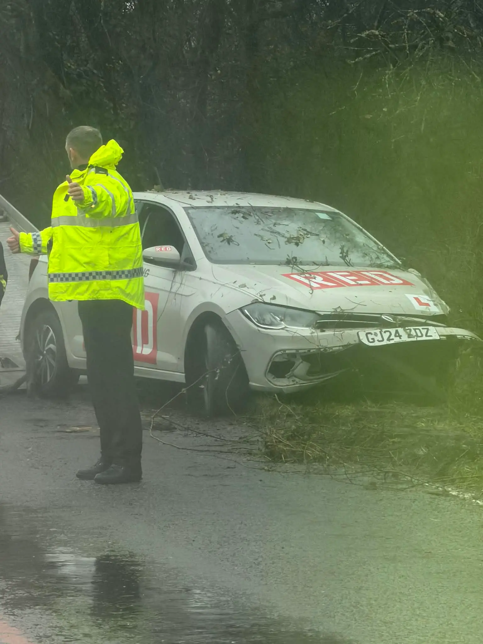 The driving instructor totalled his Volkswagen (Wales News)