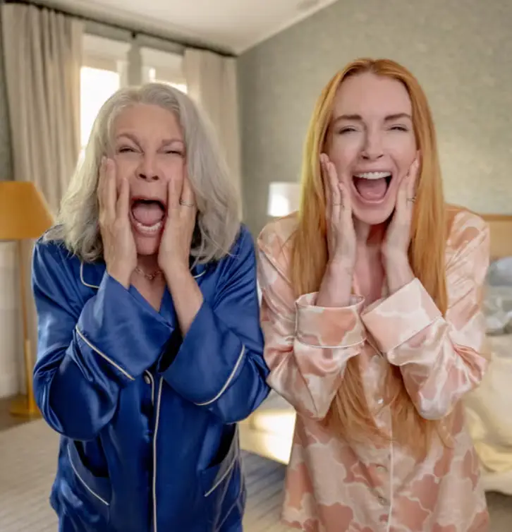 Curtis and Lohan are back together. (Disney)