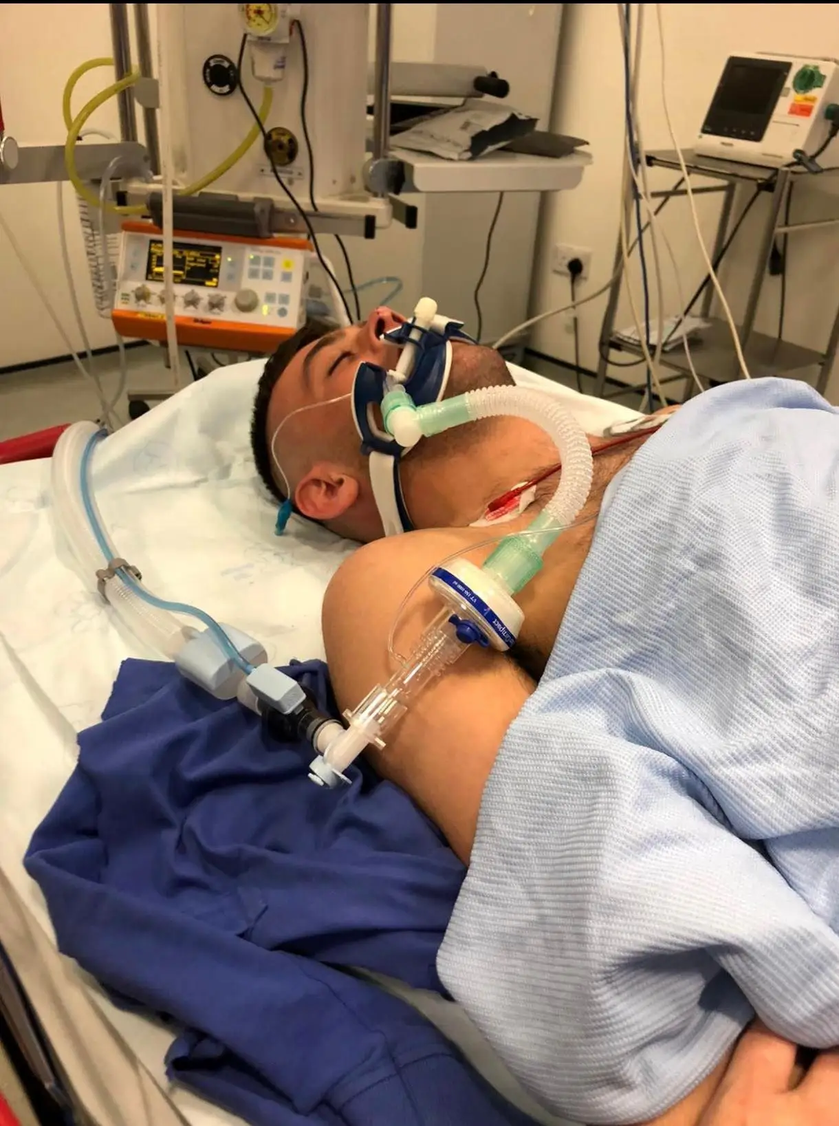 Dylan was hospitalised but is now safely home.