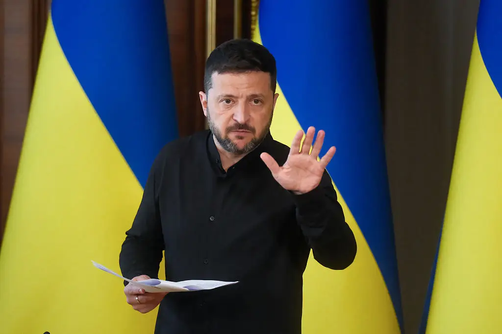 His comments come as Volodymyr Zelenskyy prepares to fly to Turkey for peace negotiations (Vitalii Nosach/Global Images Ukraine via Getty Images)