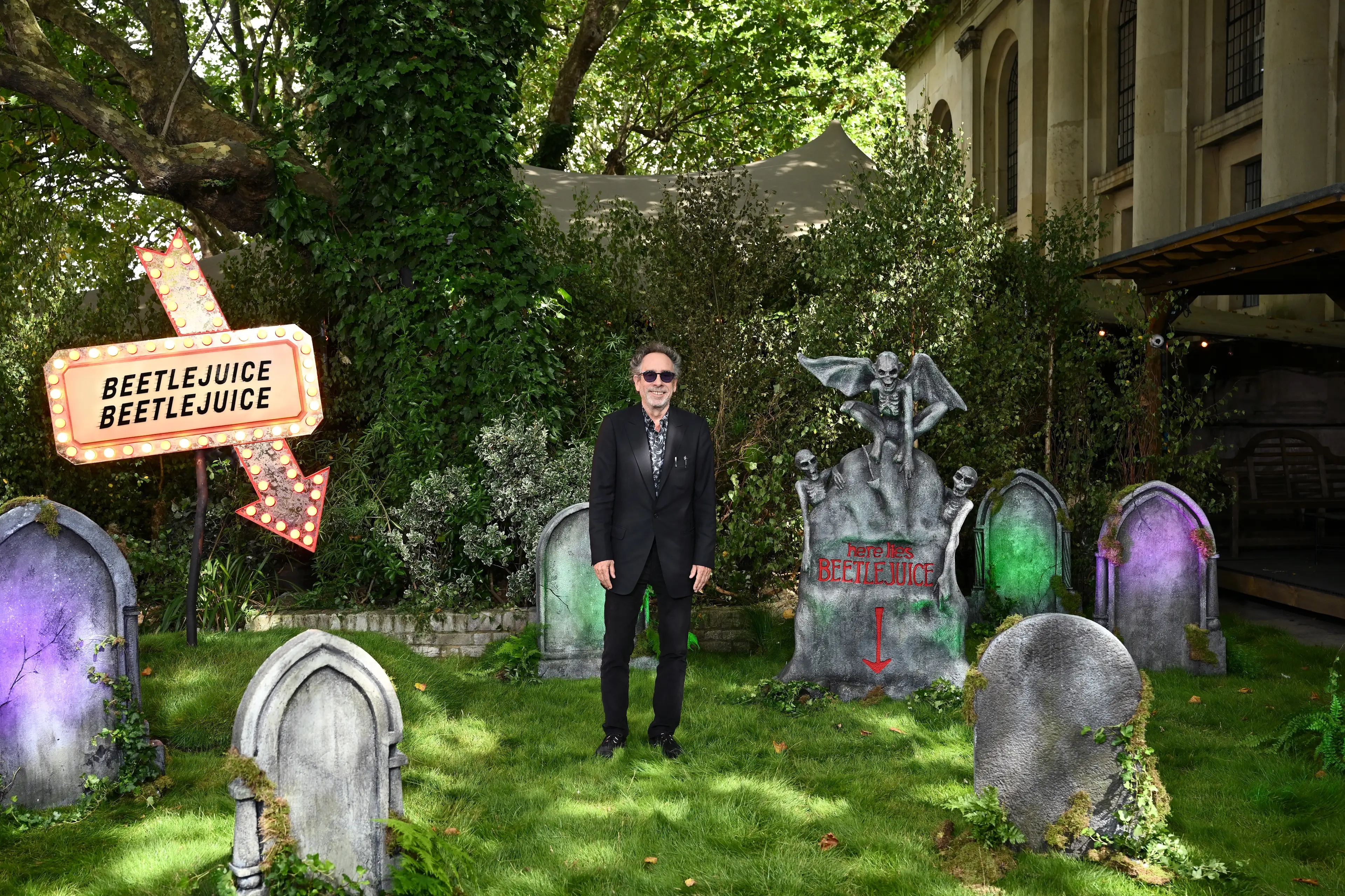 Burton brought back Beetlejuice. (Gareth Cattermole/Getty Images)