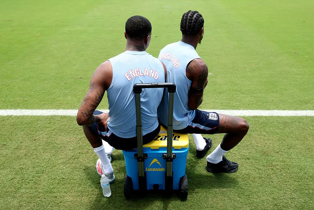 He's got a ticket for England's first World Cup game because it's near his home, but he also bought one for the final (Eddie Keogh - The FA/The FA via Getty Images)