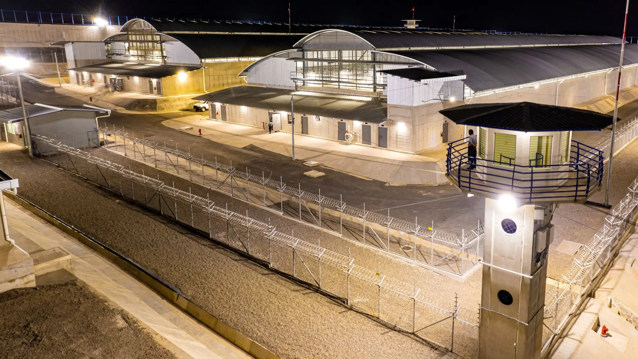 The prison is apparently difficult to escape.