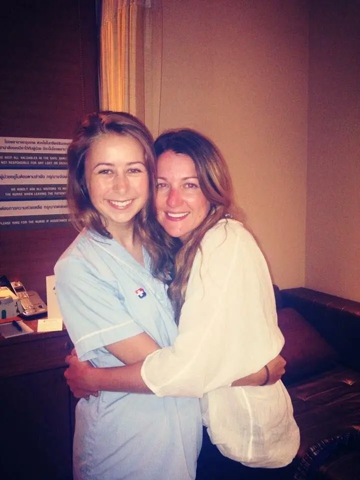 When she came round from her coma Chelsea, pictured here with her cousin, couldn't recognise family members (Encephalitis International)
