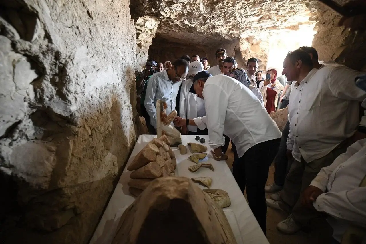 A huge discovery (Egyptian Ministry of Tourism and Antiquities)