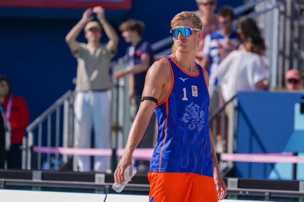 Steven Van de Velde lost his match this morning (28 July). (Joris Verwijst/BSR Agency/Getty Images)