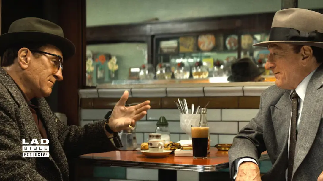 Robert DeNiro reveals how he filmed scenes opposite himself as he plays two warring mobsters