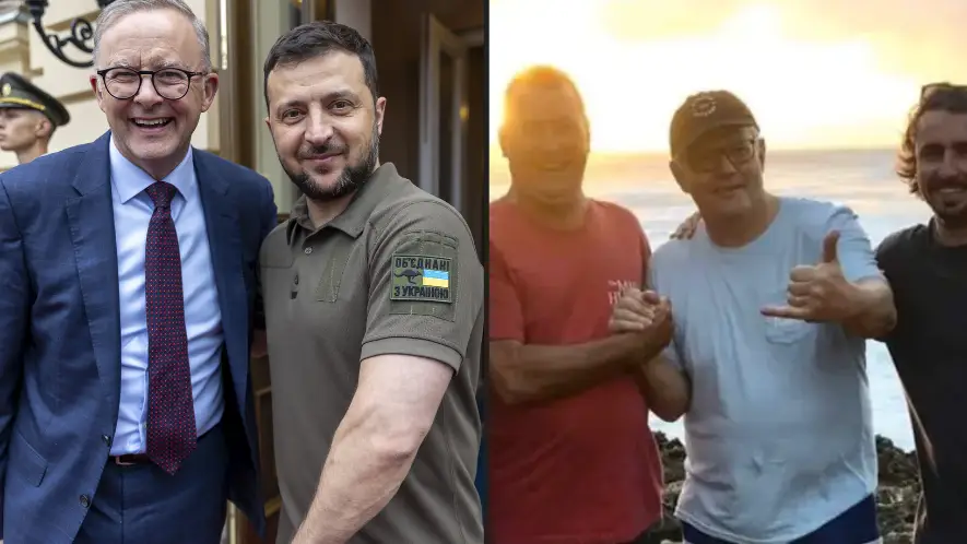 Anthony Albanese Rips Into Those Comparing His Trip To Ukraine With Scott Morrison Going To Hawaii