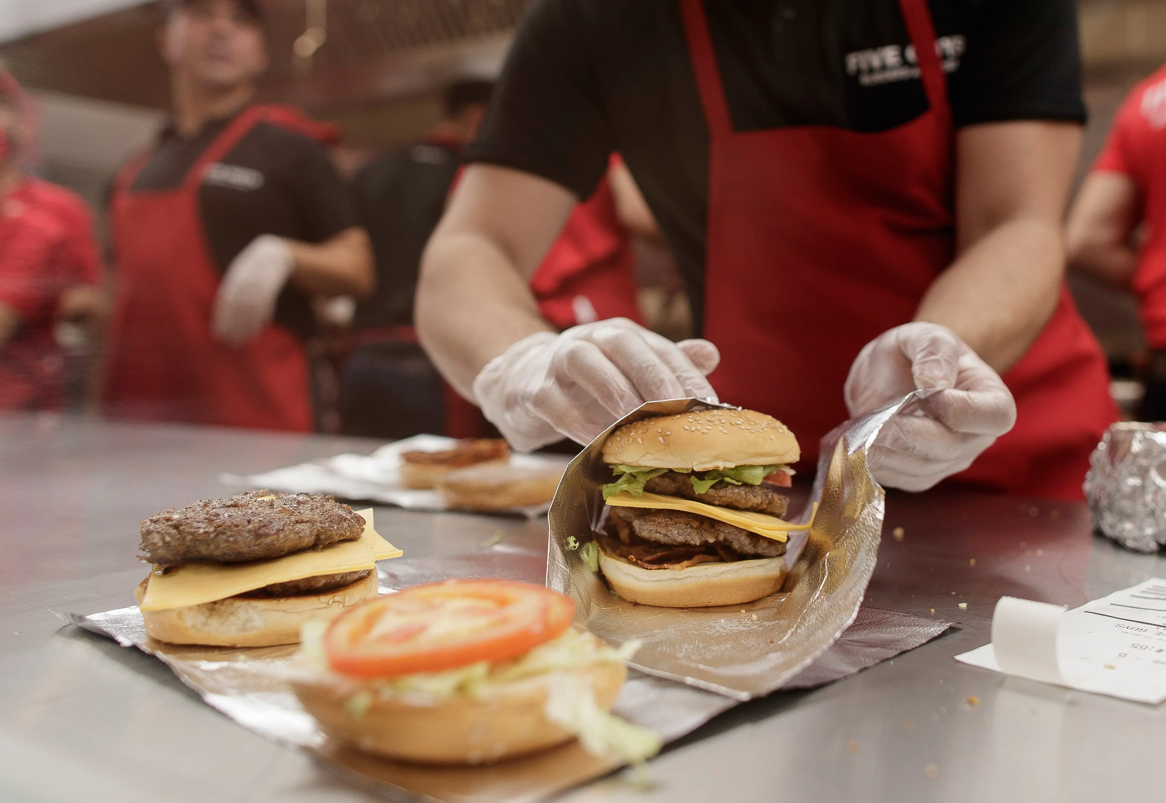 They might be known for their burgers but it's meat only. (Eduardo Parra/Getty Images)