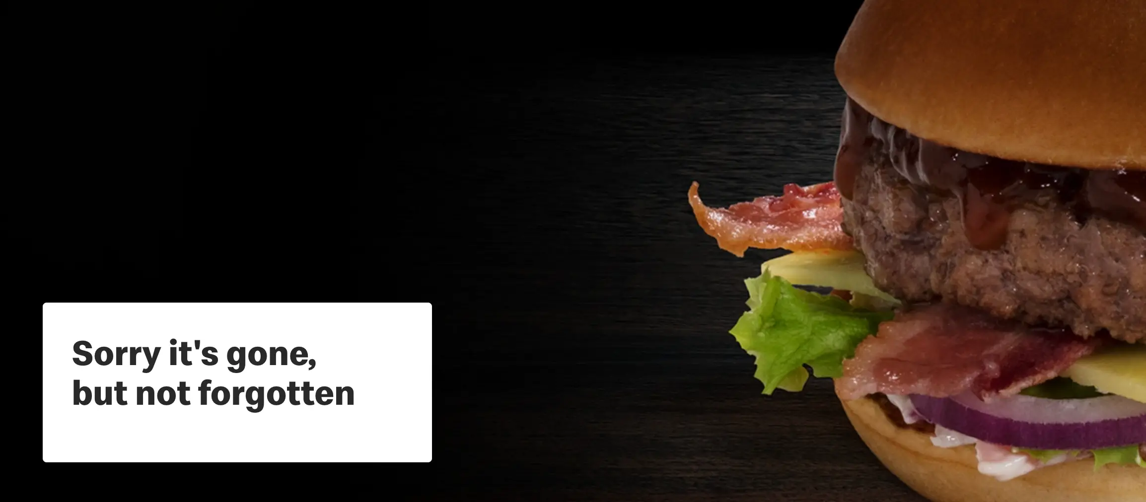 Really laying it on thick there. (McDonald's site)