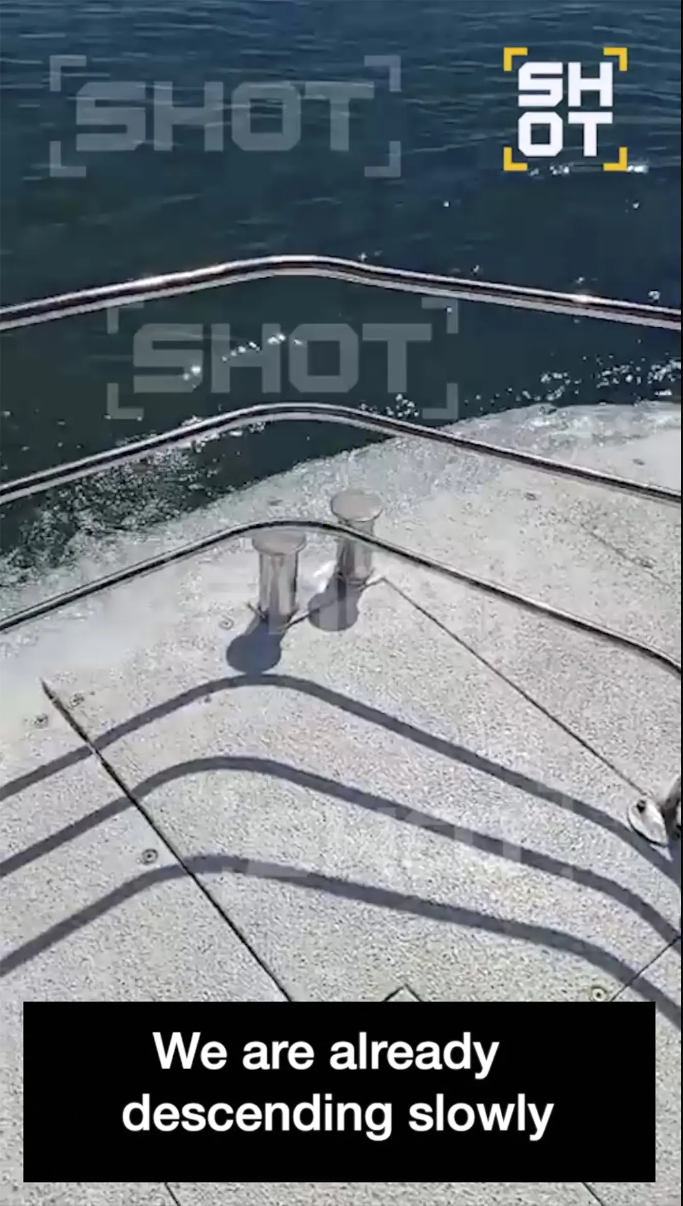 Passengers realised the sub was sinking while they were standing on it and the hatch was open (East2West)