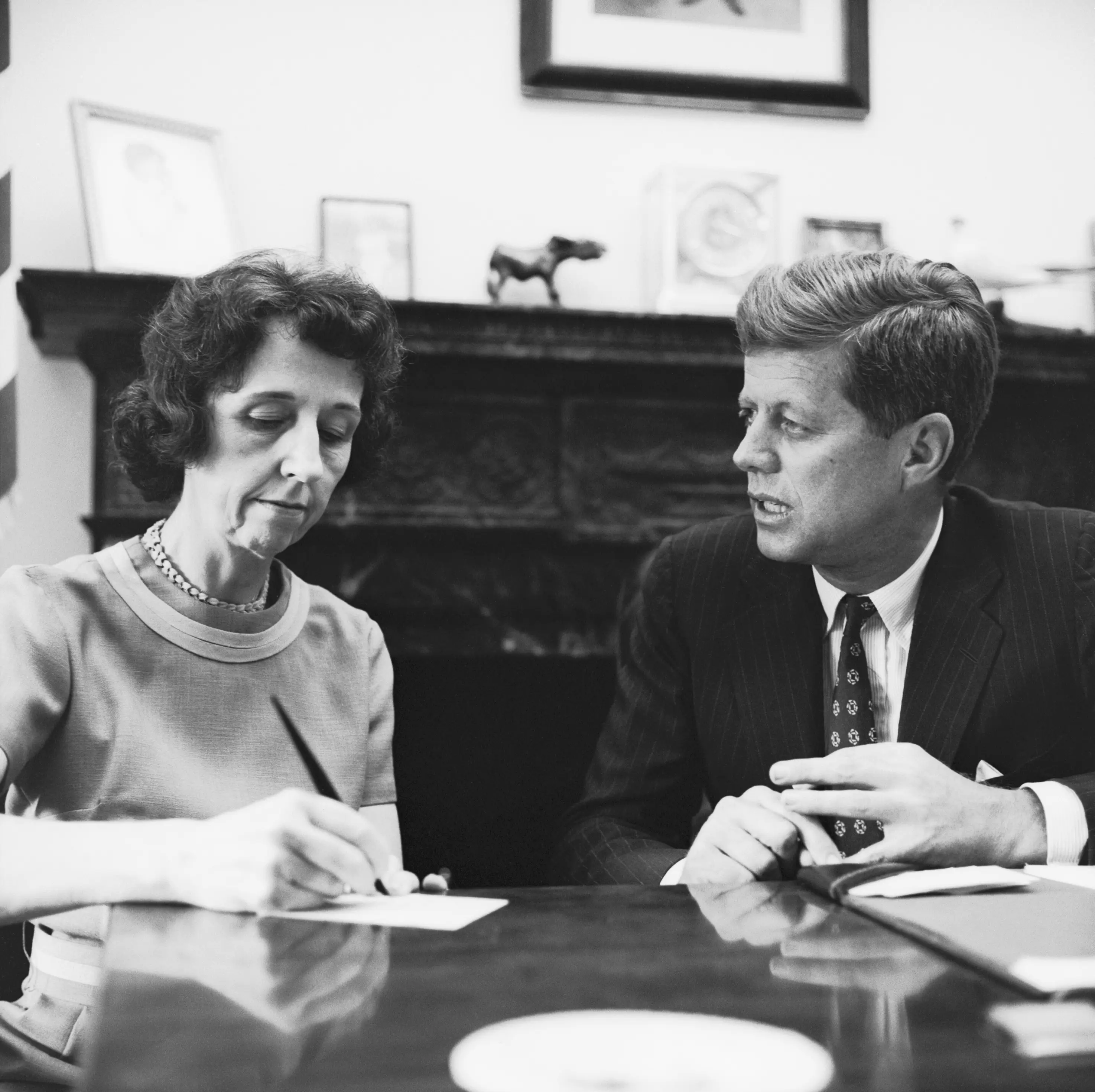 Evelyn Lincoln was President John F Kennedy's longtime personal secretary (Genevieve Naylor/Corbis via Getty Images)