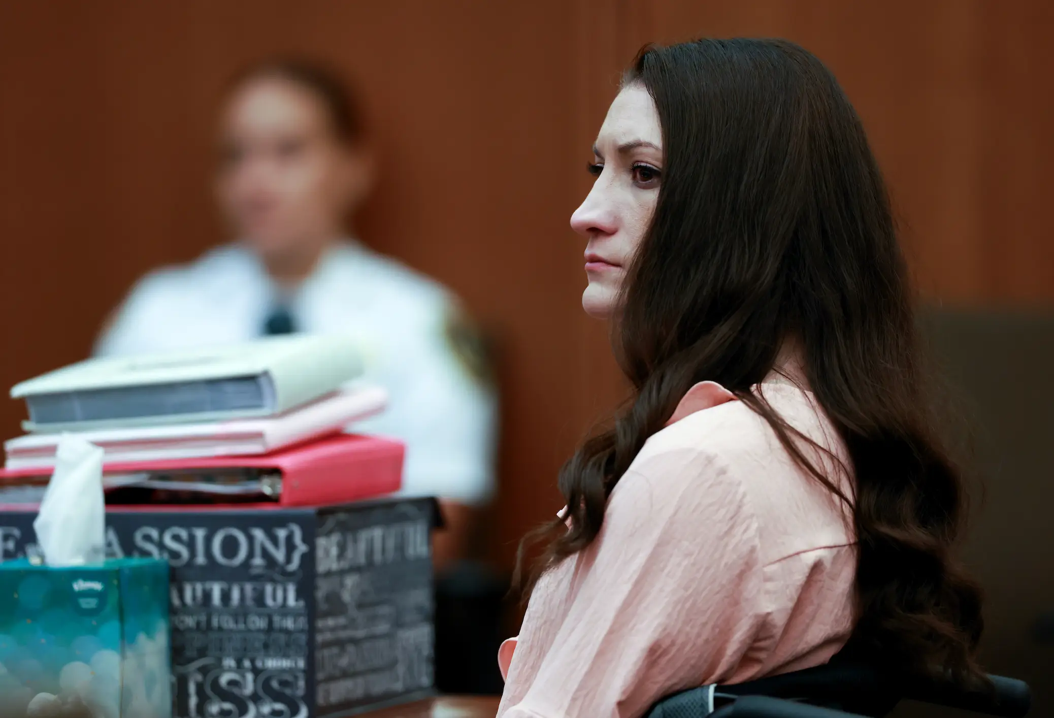 Lindsay Clancy is on trial for the killing of her three children (Jonathan Wiggs/The Boston Globe via Getty Images)
