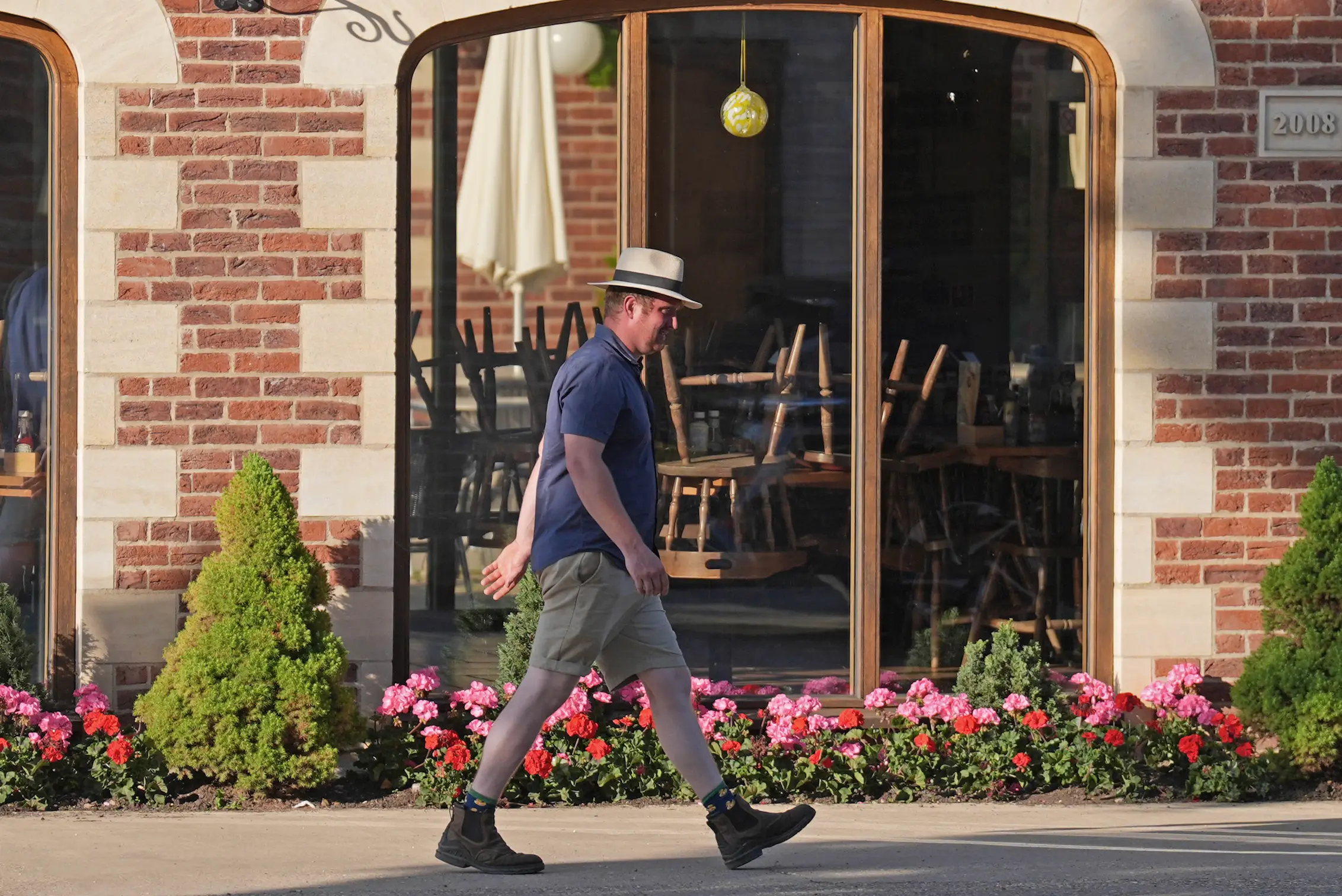 Zoo owner Andy Johnson, seen after the incident (Joe Giddens/PA Wire)