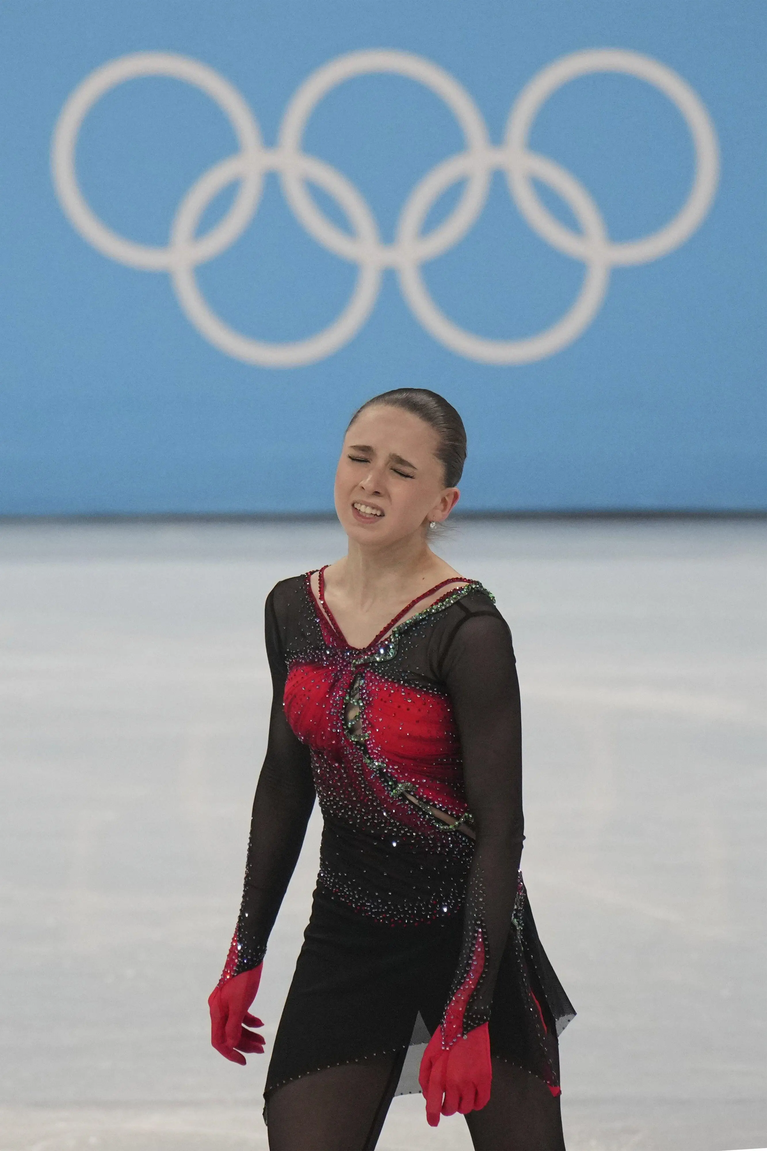 Valieva was part of the Russian team that won their event on Monday.