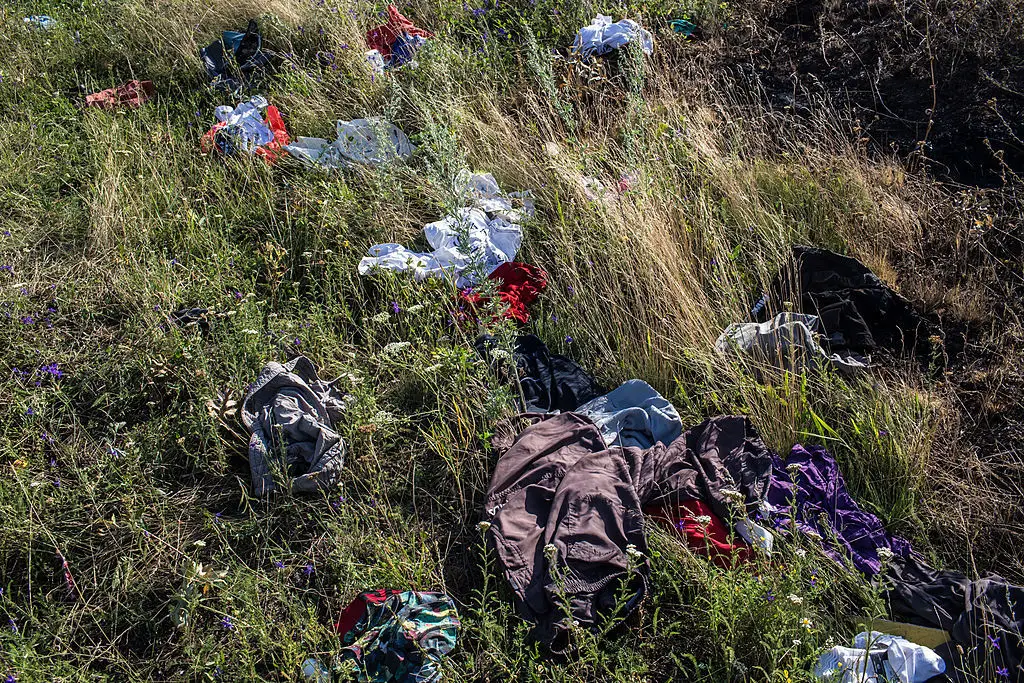 The bodies found didn't have any clothes on. (Brendan Hoffman/Getty Images)
