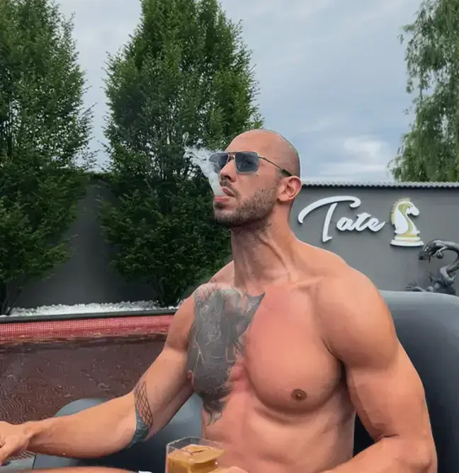 Andrew Tate in his pre-ban era.