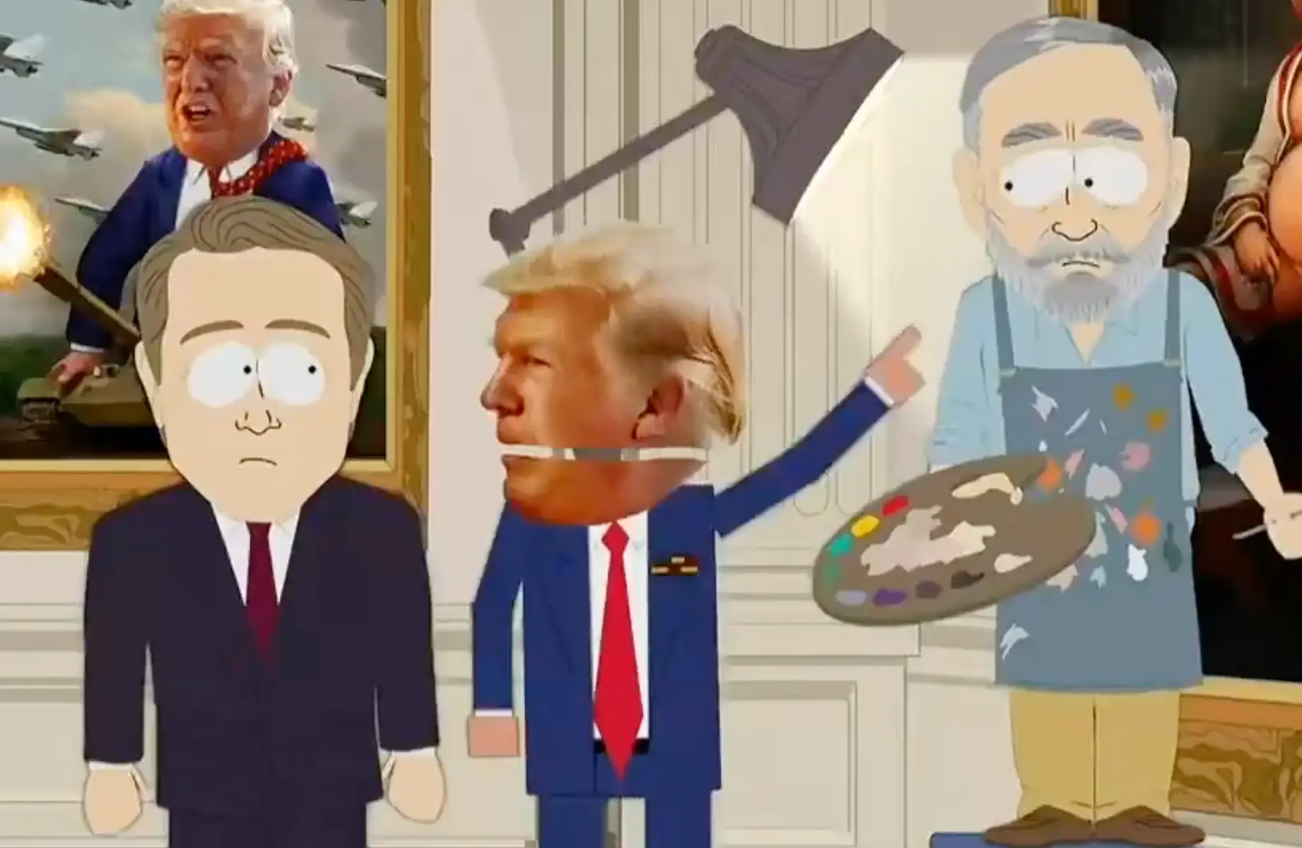 South Park have (probably) got on the wrong side of the US President with this episode (Comedy Central)