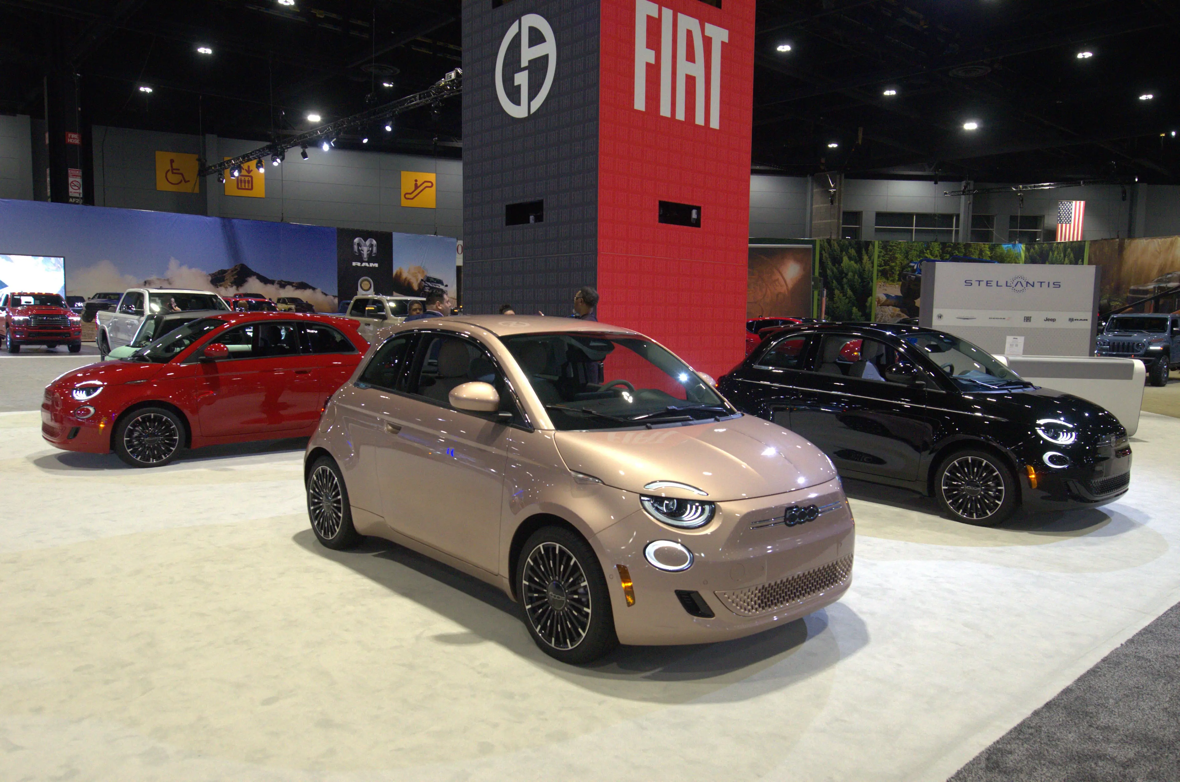 She became trapped in the window of a Fiat 500. (Jacek Boczarski/Anadolu via Getty Images)