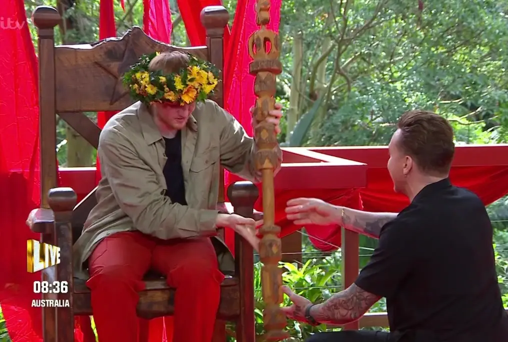 The 24-year-old was lost for words when his win was announced (ITV)