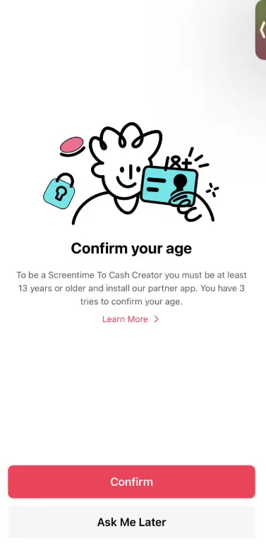 Several TikTok users have complained about receiving this pop-up in the past days, weeks and months (TikTok)