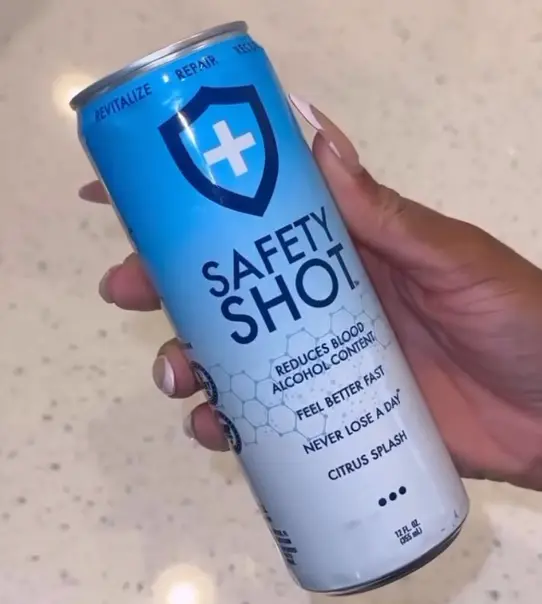 Then again, we'd try anything to bin off a hangover. (@drinksafetyshot/Instagram)