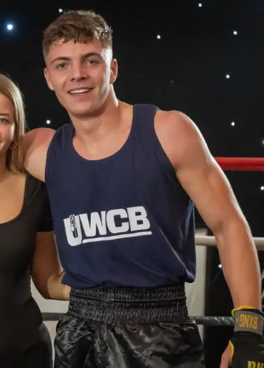 Kyle, who does boxing, looks entirely different out of costume (Submitted)