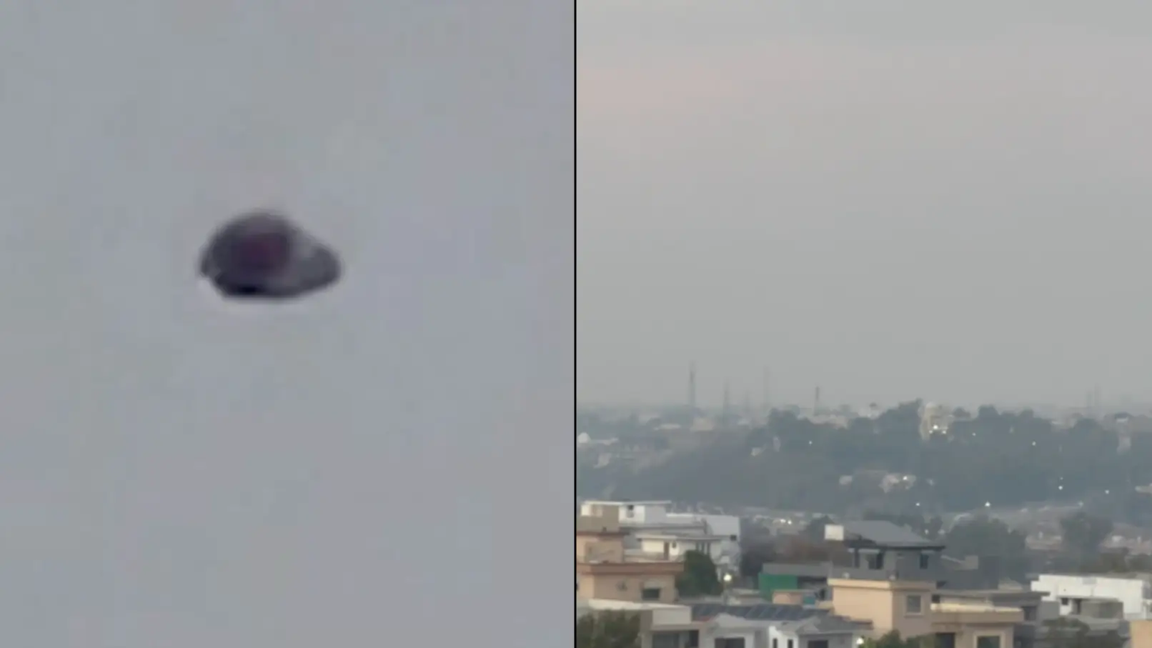 'UFO' Stuns Alien Experts As It Hangs Above City In Broad Daylight
