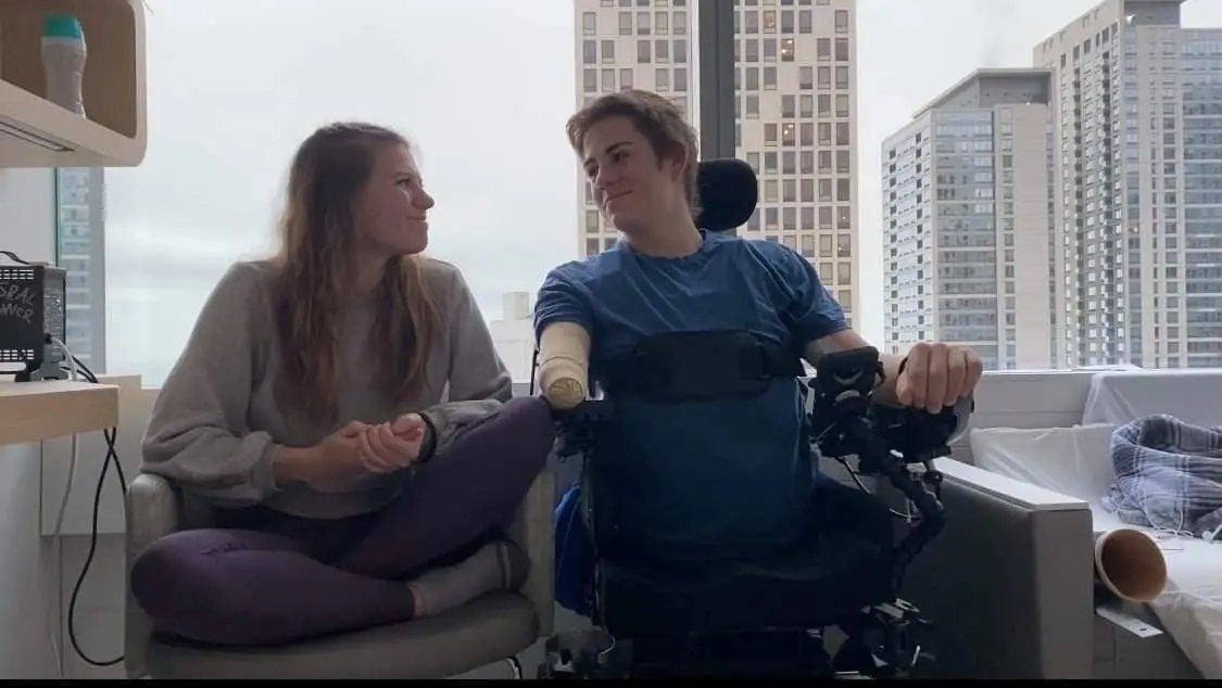 Loren and Sabia have documented his recovery and life for years since the accident (SWNS)