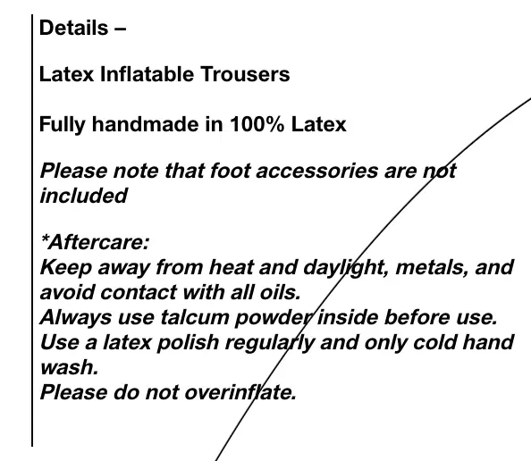 Don't overinflate... and DON'T forget the talc.