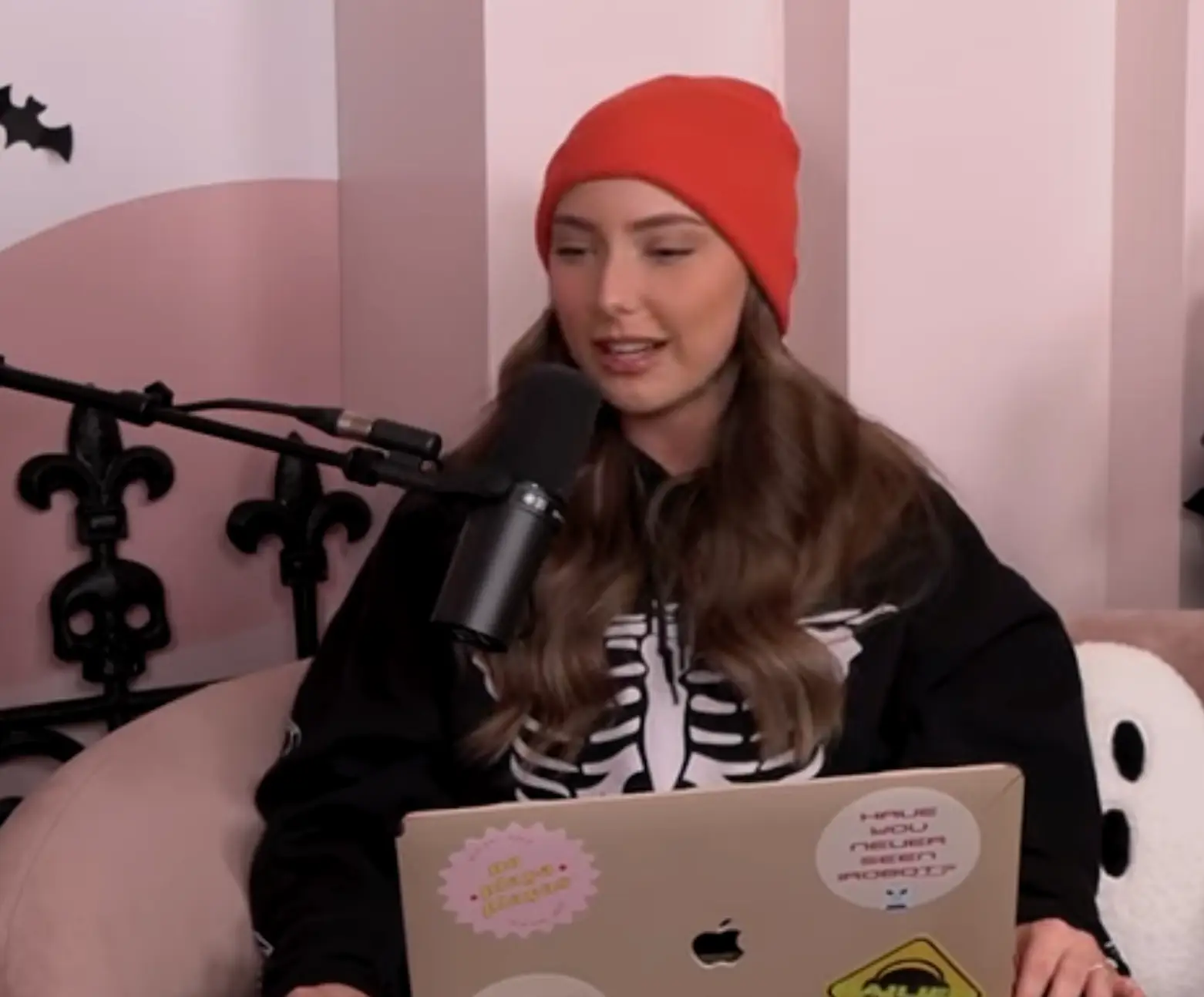 Hailie started to get a bit emotional.