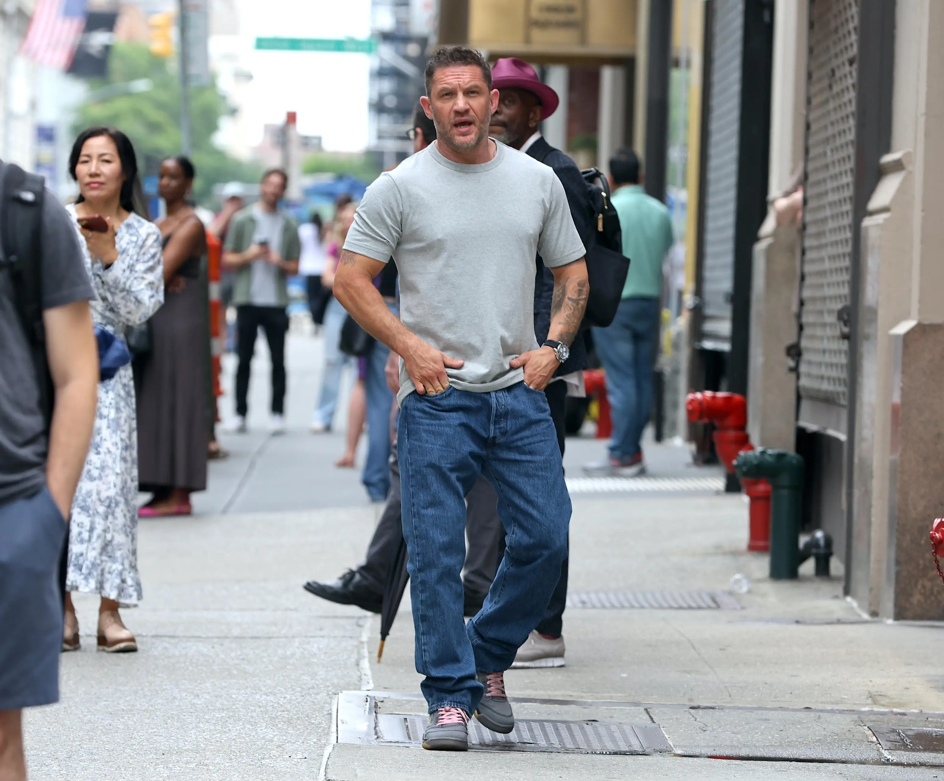 Tom Hardy, Pierce Brosnan and Helen Mirren are reportedly in negotiations for The Associate. (Jose Perez/Bauer-Griffin/GC Images)